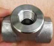 2 inch Sch 40 Stainless Steel Threaded Reducing Tee