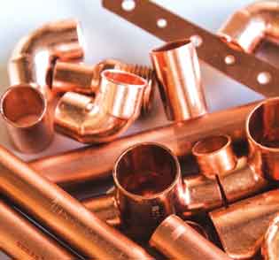 Copper Pipe End Fittings