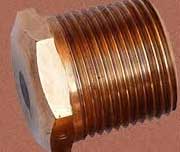 90/10 Copper Nickel Threaded Plug